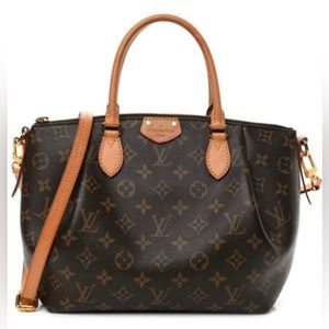 Authentic Louis Vuitton Monogram Turenne PM Handbag and additional strap